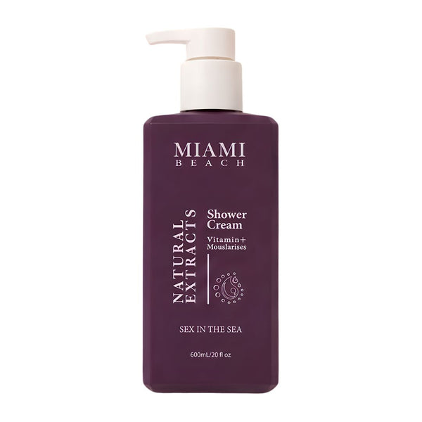 كريم استحمام ميامي بيتش بخلاصات طبيعية 600 مل | Miami Beach Natural Extracts Shower Cream 600ml