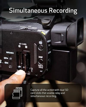 كاميرا كانون Canon XA60 Professional UHD 4K Camcorder with LCD Touchscreen and 20x Optical Zoom Lens (Black)