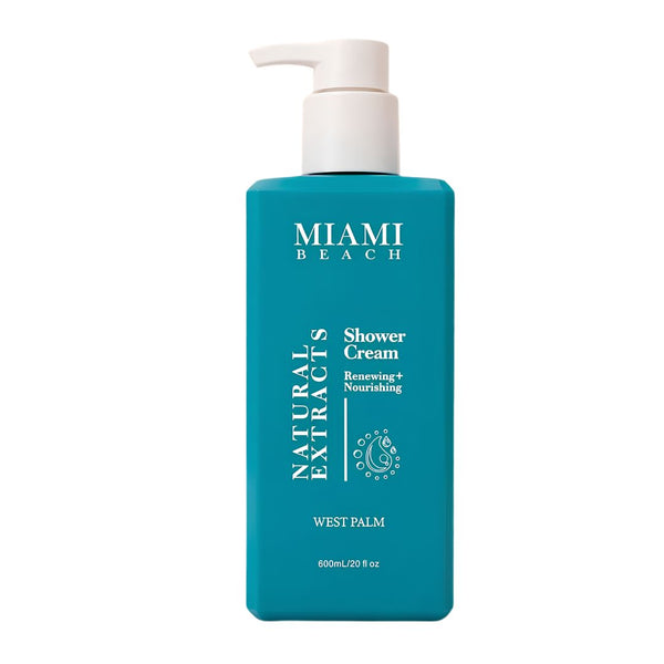 كريم استحمام ميامي بيتش بخلاصات طبيعية 600 مل | Miami Beach Natural Extracts Shower Cream 600ml