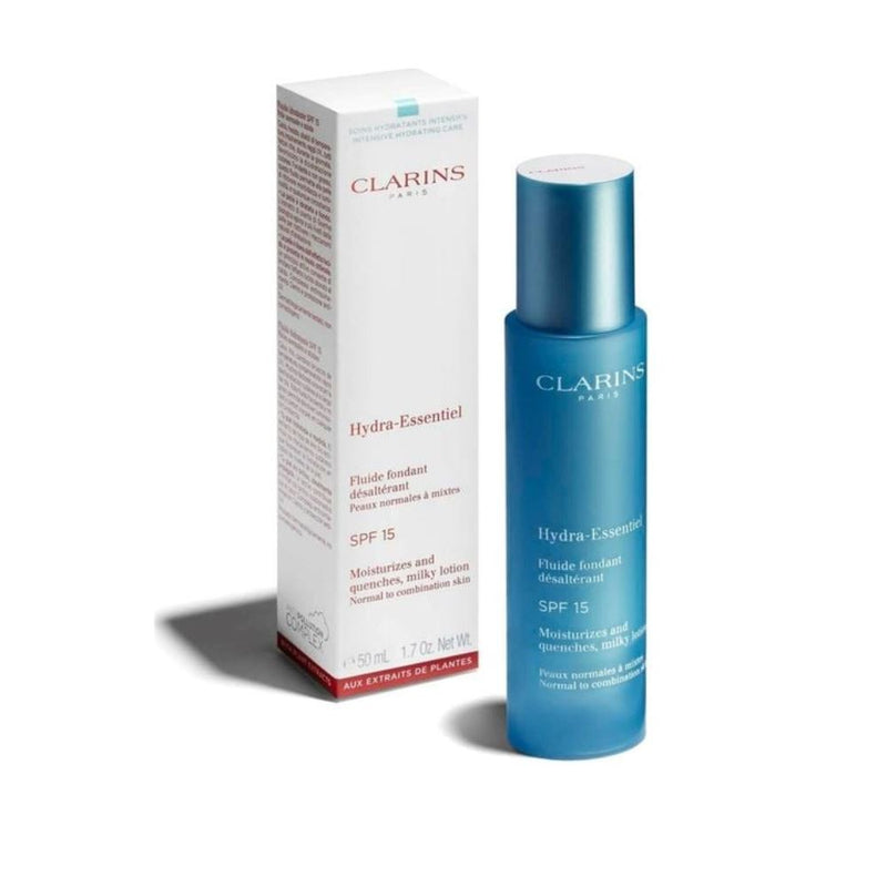 سائل مرطب هيدرا اسنتيل مع عامل حماية من الشمس 15 كلارنس Clarins Hydra Essentiel Moisturizing Fluid