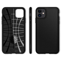 حافظة ايفون 11 Spigen Liquid Air Armor Designed for iPhone 11 Case (2019) - Matte Black