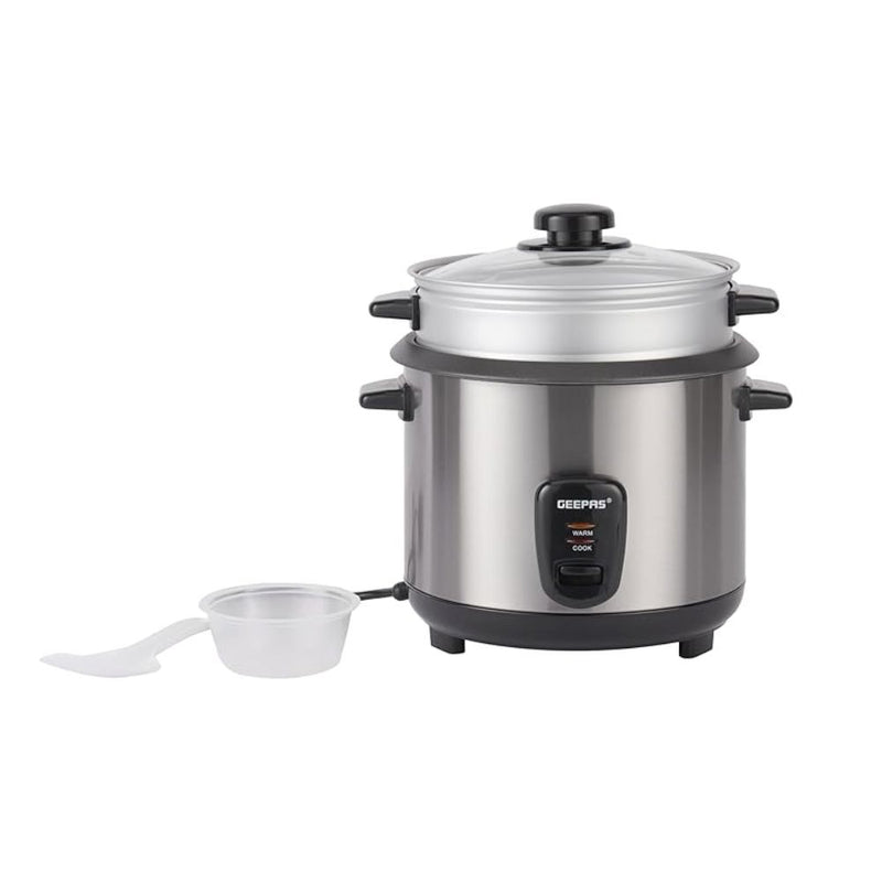 طباخ أرز من جيباس سعة 1.8 لتر Geepas 1.8 L Multifunctional Rice Cooker