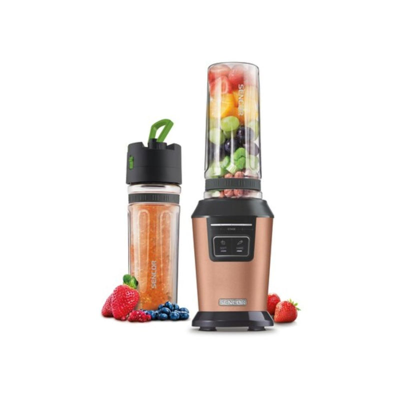 صانع سموذي برتقالي رياضي مع قدح إضافي 800 واط سنكور Sencor 800W Orange Sports Smoothie Maker with Extra Cup SBL 7176GD