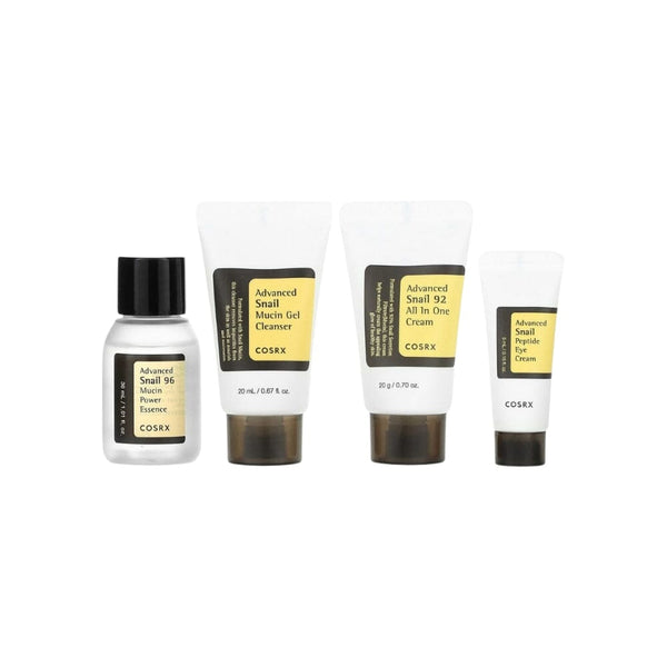 مجموعة الحلزون الحجم الصغير|COSRX All About Snail Kit 4-Step
