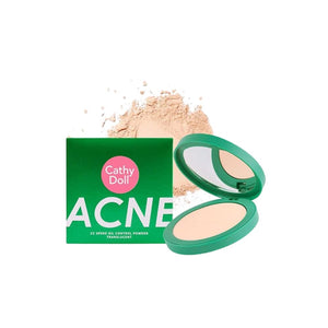 بودرة سي سي للتحكم بالزيوت ومكاحفة حب الشباب كاثي دول |Cathy Doll Acne CC Speed Oil Control Powder – Translucent