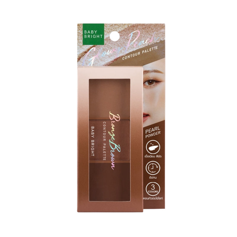 كونتور باليت بيبي برايت Baby Bright Contour Palette 4g x 3Colors