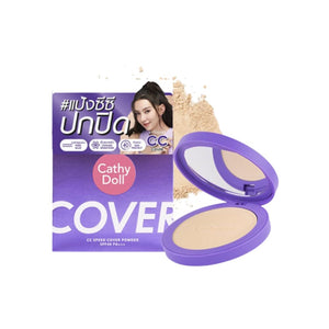 بودرة سي سي للتفتيح السريع بعامل حماية من الشمس كاثي دول|Cathy Doll CC Speed Cover Powder SPF40 PA+++