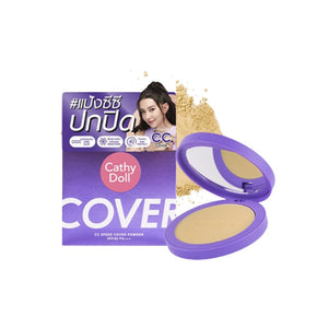 بودرة سي سي للتفتيح السريع بعامل حماية من الشمس كاثي دول|Cathy Doll CC Speed Cover Powder SPF40 PA+++