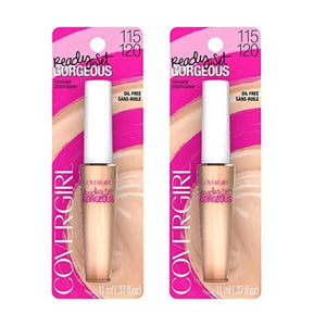 مجموعة مكونة من قطعتين خافي عيوب البشرة Pack of 2 Covergirl Ready, Set Gorgeous Concealer, Light, 115/120, 115-120