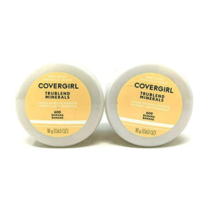 كوفرجيرل - مسحوق معدني سائب من تروبليند COVERGIRL COVERGIRL trublend loose mineral powder, transclucent, 0.63oz, pack of 2, 0.63 Ounce