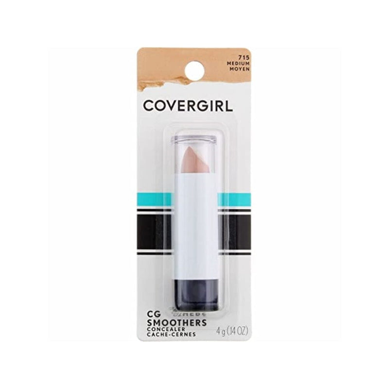 خافي عيوب البشرة - متوسط CoverGirl Smoothers Concealer, Medium [715], 0.14 oz (Pack of 4)