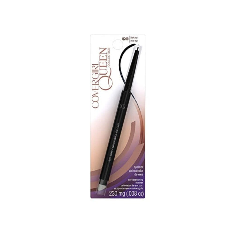 كوفرجيرل قلم تحديد العيون كوين بلاك أونيكس COVERGIRL Queen Eye Liner Black Onyx 200, .008 oz (packaging may vary)