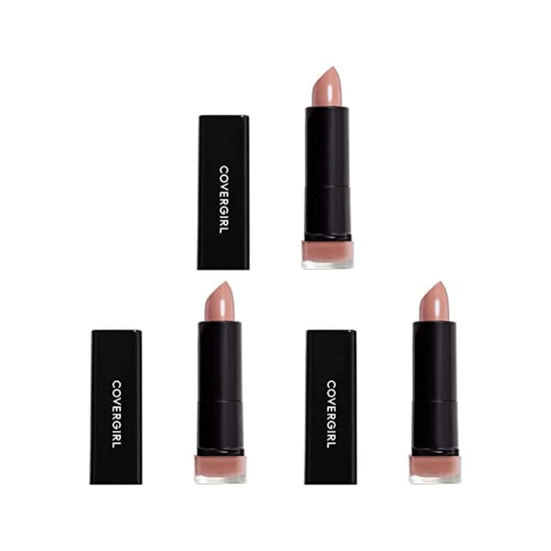 كريم أحمر الشفاه المعارض من كوفرجيرل COVERGIRL Exhibitionist Lipstick Cream, Caramel Kiss 240, Lipstick Tube 0.123 OZ (3.5 g) (Pack of 3)