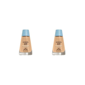 كريم أساس سائل كلين مات من كوفرجيرل COVERGIRL Clean Matte Liquid Foundation, Sand Beige 553, Pack of 2