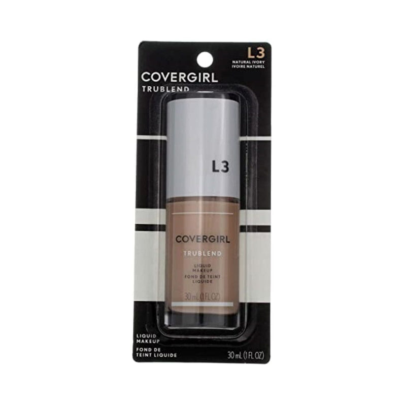 مكياج سائل من كوفر جيرل تروبلند عاجي طبيعي - 2 في كل علبة CoverGirl Trublend Natural Ivory Liquid Makeup -- 2 per case.