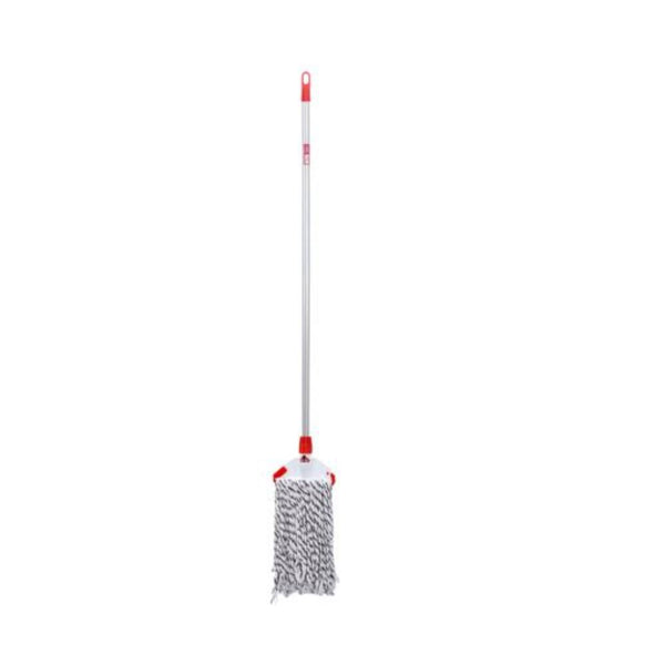ممسحة قطنية ديلكاسا بلونين مع عصا DELCASA Dual Color Cotton Mop with Stick