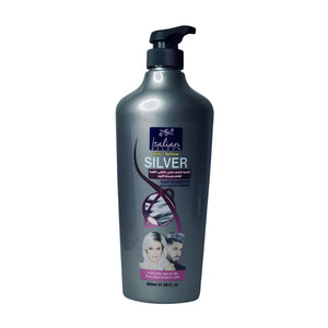 شامبو للشعر فضي بلاتيني من إيتاليان صالون | Italian Saloon Anti-Yellow Silver Shampoo