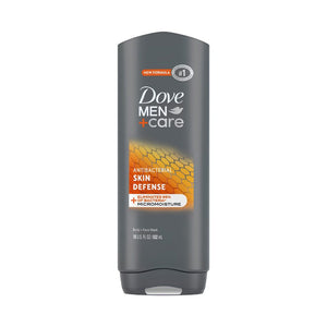 غسول الجسم والوجه للرجال دوف مين + كير المضاد للبكتيريا لحماية البشرة | Dove Men + Care Skin Defense Antibacterial Body Wash