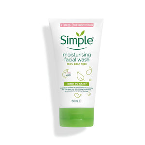 غسول الوجه المرطب كايند تو سكين من سمبل | Simple Kind to Skin Moisturising Facial Wash