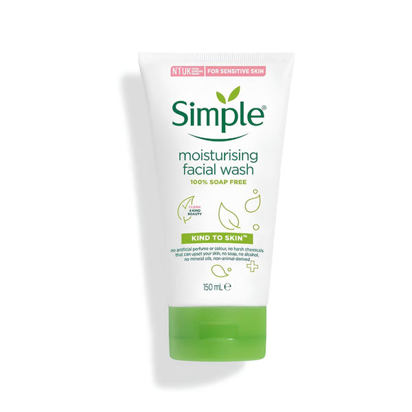 غسول الوجه المرطب كايند تو سكين من سمبل | Simple Kind to Skin Moisturising Facial Wash