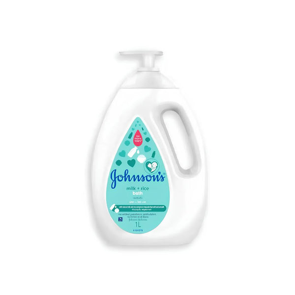 سائل استحمام جونسون للأطفال بالحليب والأرز | Johnson's Baby Bath Milk & Rice