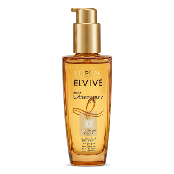 زيت الفيف إكسترادينري المغذي لجميع أنواع الشعر من لوريال باريس | L'Oréal Elvive Extraordinary Oil Multi-Usage