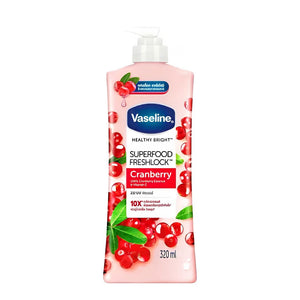 لوشن الجسم فازلين بالتوت البري المشرق | Vaseline Healthy Bright Cranberry Body Lotion