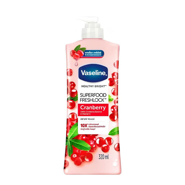 لوشن الجسم فازلين بالتوت البري المشرق | Vaseline Healthy Bright Cranberry Body Lotion