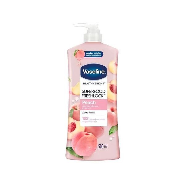 لوشن الجسم فازلين سوبر فود فريشلوك بالخوخ | Vaseline Freshlook Superfood Peach Body Lotion