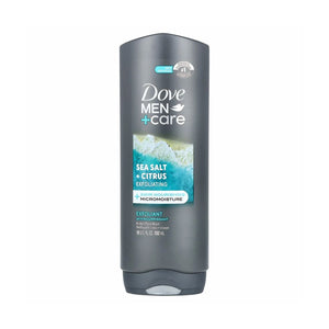 غسول الجسم والوجه للرجال دوف مين + كير بملح البحر والحمضيات | Dove Men + Care Sea Salt + Citrus Body and Face Wash