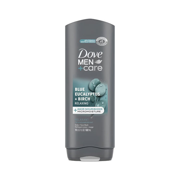 غسول الجسم والوجه للرجال دوف مين + كير بالأوكالبتوس الأزرق وخشب الصنوبر | Dove Men + Care Blue Eucalyptus + Birch Body and Face Wash