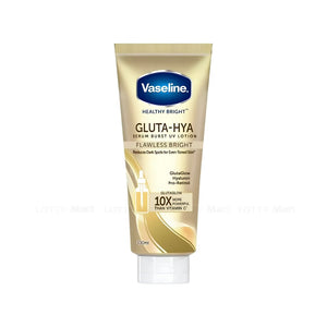 فازلين لوشن الجسم جلوتا-هيا بالفلويد الذهبي | Vaseline Healthy Bright Gluta-Hya Serum Burst Lotion Flawless Glow