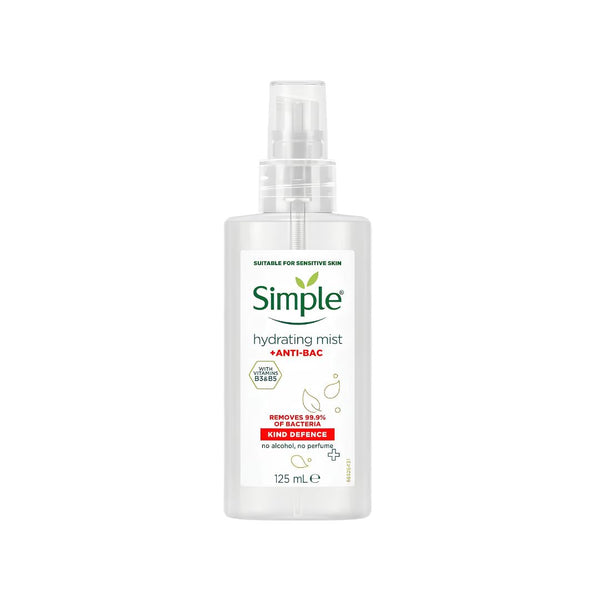 بخاخ سيمبل كايند ديفينس المرطب والمضاد للبكتيريا | Simple Kind Defence + Anti-Bac Hydrating Mist