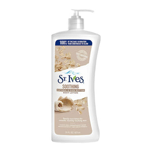 لوشن الجسم لترطيب البشرة بالشوفان وزبدة الشيا من سانت ايفز | St. Ives Soothing Body Lotion Oatmeal and Shea Butter