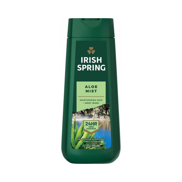 غسول الجسم أيرش سبرينج ألو ميست للرجال | Irish Spring Aloe Mist Body Wash for Men