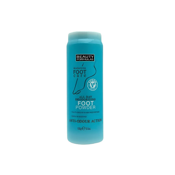 بودرة بيوتي فورمولاز المزيلة للروائح لحماية القدمين طوال اليوم | Beauty Formulas All Day Deodorising Foot Powder