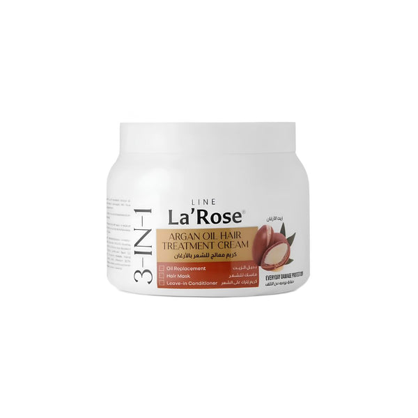 كريم لاروز لمعالجة الشعر بزيت الأركان | LaRose Hair Treatment Cream 3 in 1 Argan Oil