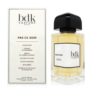 عطر بي دي كي با دي سوار للجنسين | Bdk Parfums Pas Ce Soir Unisex