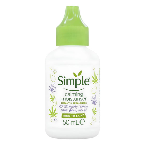 كريم مرطب سمبل المهدئ للبشرة بزيت بذور القنب العضوي | Simple Calming Moisturiser with Hemp Seed Oil