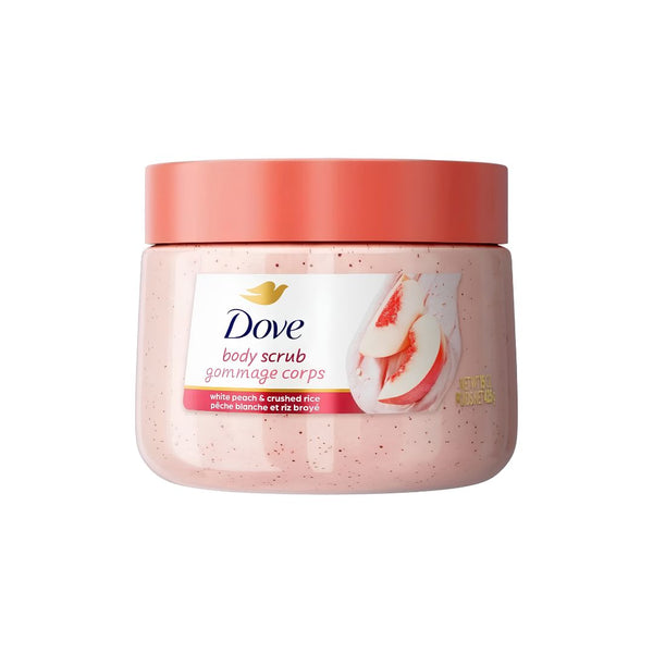 مقشر الجسم دوف بالخوخ الأبيض والأرز المطحون | Dove White Peach & Crushed Rice Body Scrub