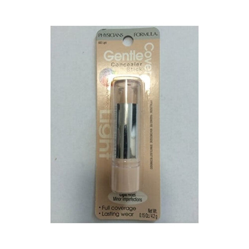 خافي عيوب البشرة بتركيبة الطبيب اللطيفة الخفيفة [682] 0.15 أونصة (عبوة من قطعتين) Physician's Formula Gentle Cover Stick Concealer, Light [682] 0.15 oz (Pack of 2)