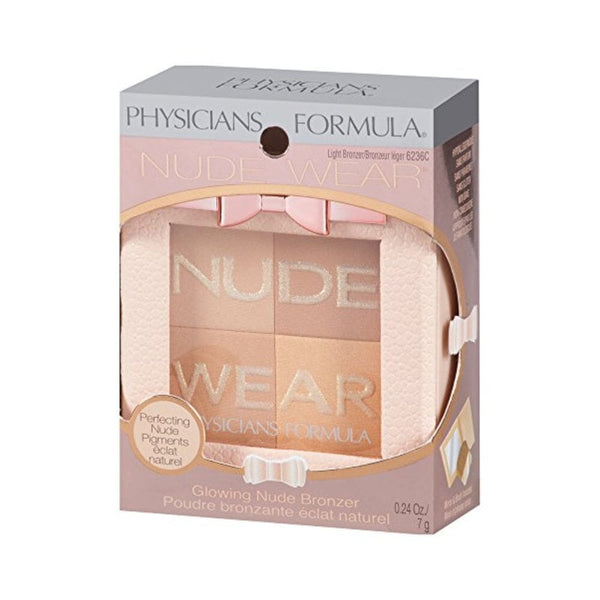 برونزر نود وير من فيزيشنز فورميلا - برونزر فاتح Physicians Formula Nude Wear Glowing Nude Bronzer - Light Bronzer - 0.24 oz