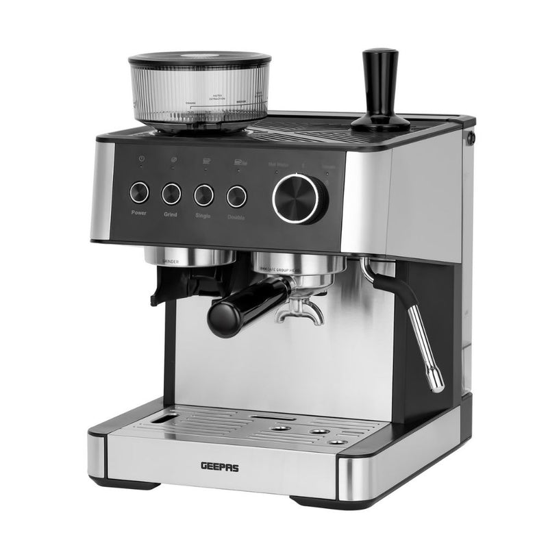 ماكينة قهوة إسبرسو وكابتشينو جيباس 20 بار Geepas Espresso & Cappuccino Machine