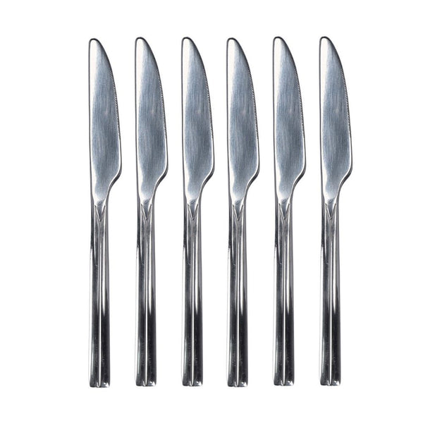 طقم سكاكين طعام ديلكاسا ستانلس ستيل 6 قطع DELCASA 6Pc SS Table Knife