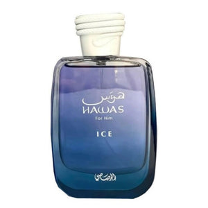 Rasasi Men's Hawas Ice  | عطر هوس آيس رصاصي للرجال