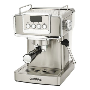 ماكينة قهوة إسبرسو جيباس 20 بار Geepas Espresso Coffee Machine