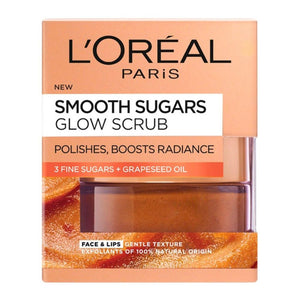 مقشر السكر سموث شوجرز بنكهة العنب من لوريال باريس | L’Oréal Paris Smooth Sugars Scrubs 50 Grape Glow