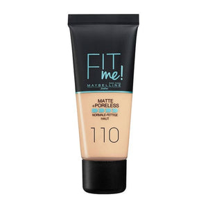 فاونديشن فيت مي السائل - درجة بورسلين 110 من ميبلين | Maybelline FIT Me Liquid Foundation 110 Porcelain