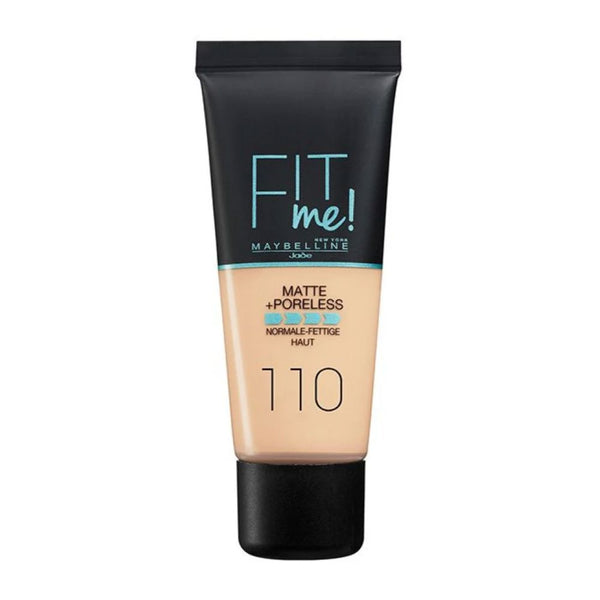 فاونديشن فيت مي السائل - درجة بورسلين 110 من ميبلين | Maybelline FIT Me Liquid Foundation 110 Porcelain