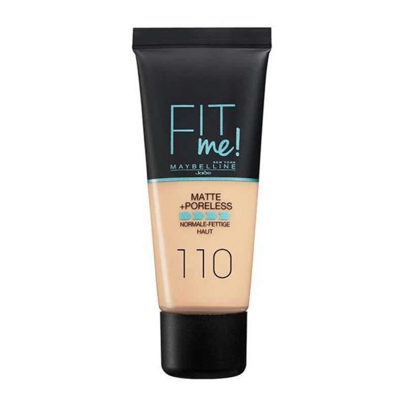 فاونديشن فيت مي السائل - درجة بورسلين 110 من ميبلين | Maybelline FIT Me Liquid Foundation 110 Porcelain